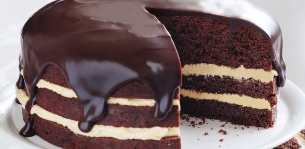 Rich peanut butter and chocolate cake